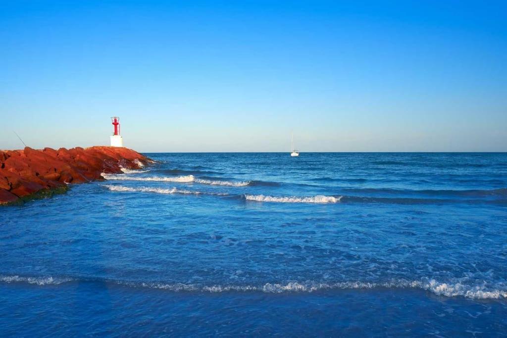 플라야 포블라 데 파르날스 La Llar45 , Relajate Junto Al Mar 아파트 외부 사진